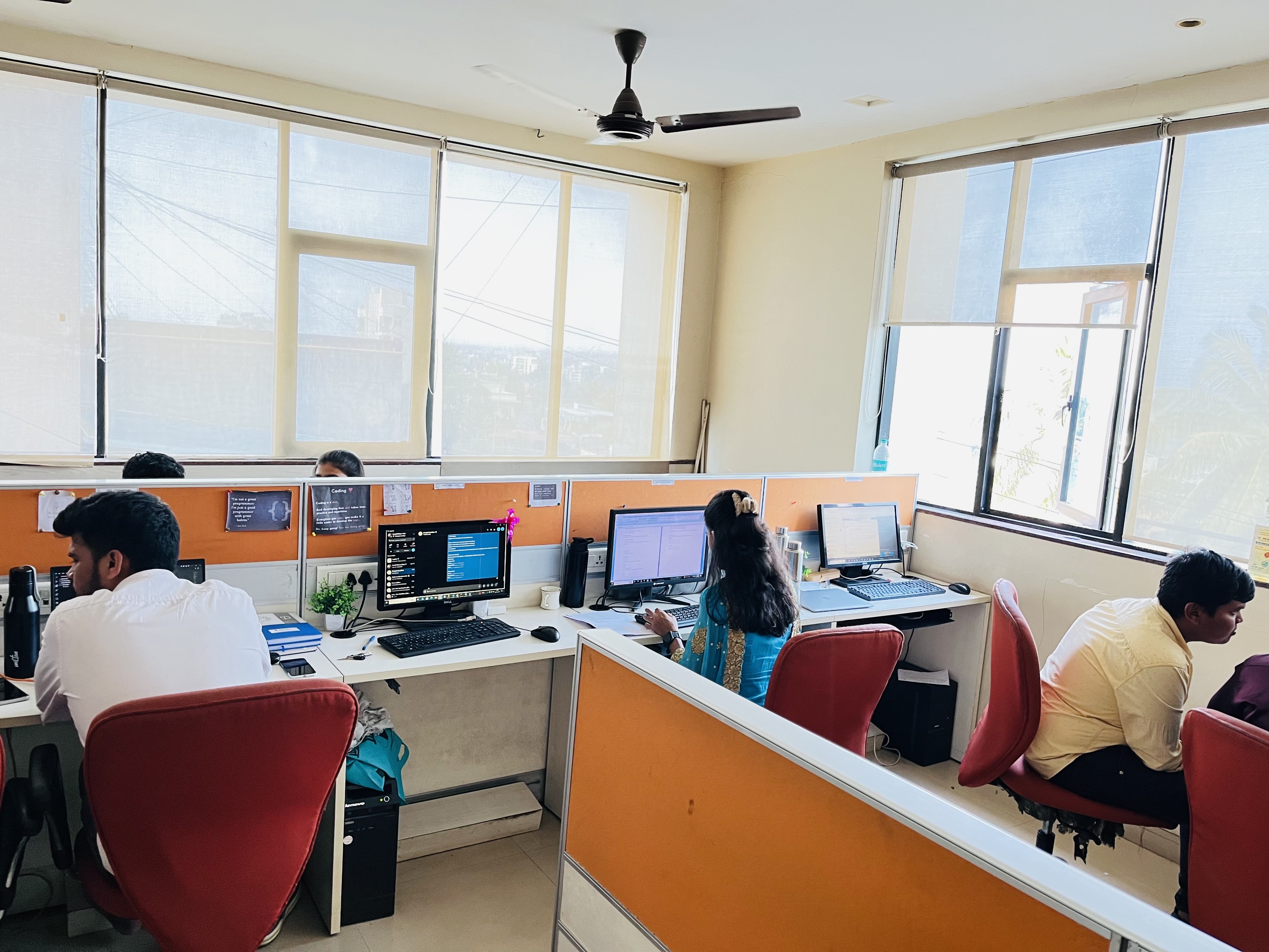 Team working on IT solutions