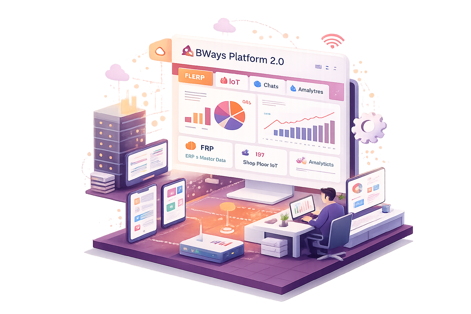 BWays Platform 2.0 Ecosystem Illustration