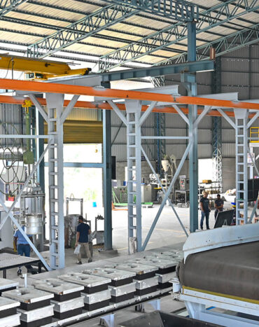 Team working on a project